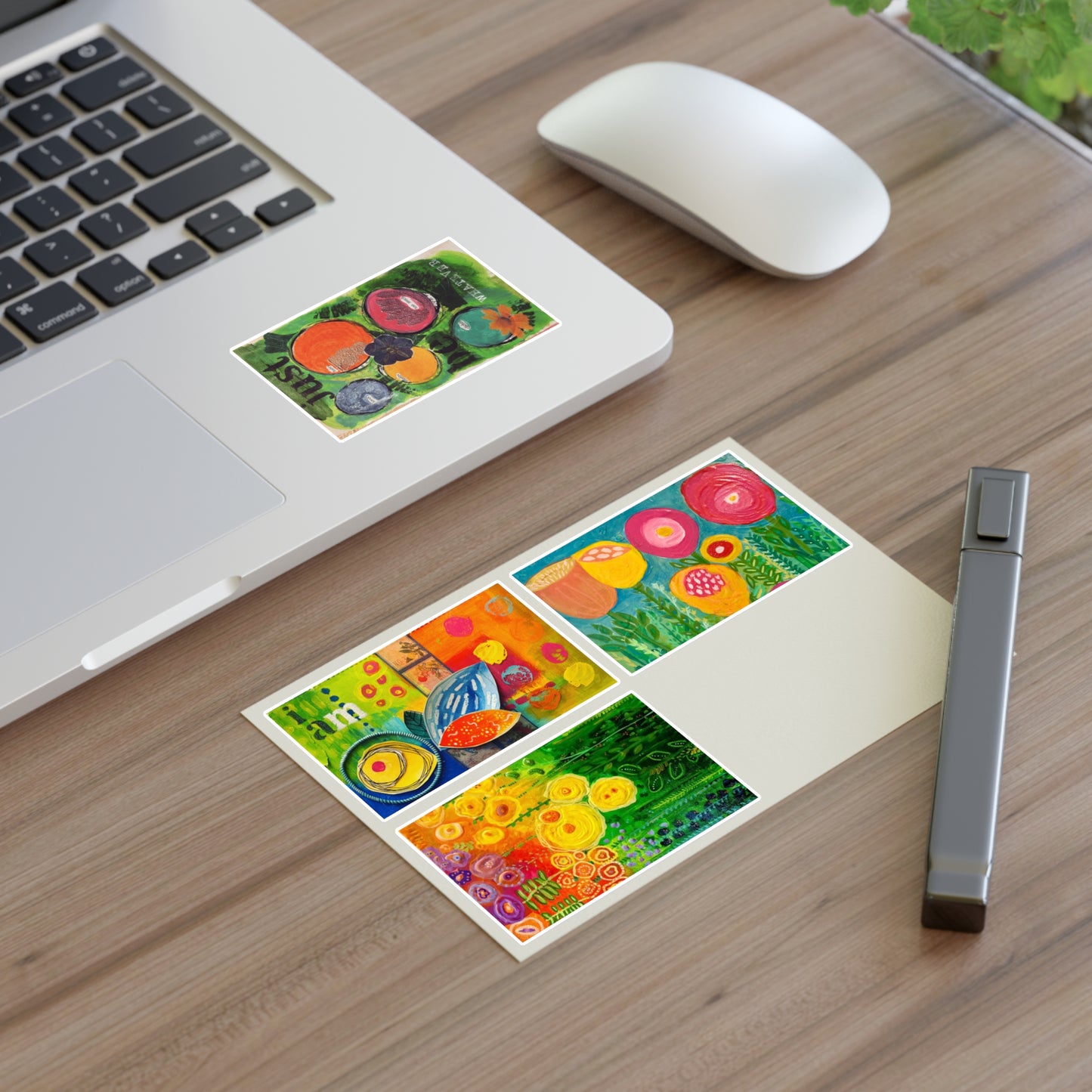 Multi-Floral Sticker Sheets, Colorful Art Stickers, Planner Accessories, Scrapbooking Supplies, Gift for Crafters