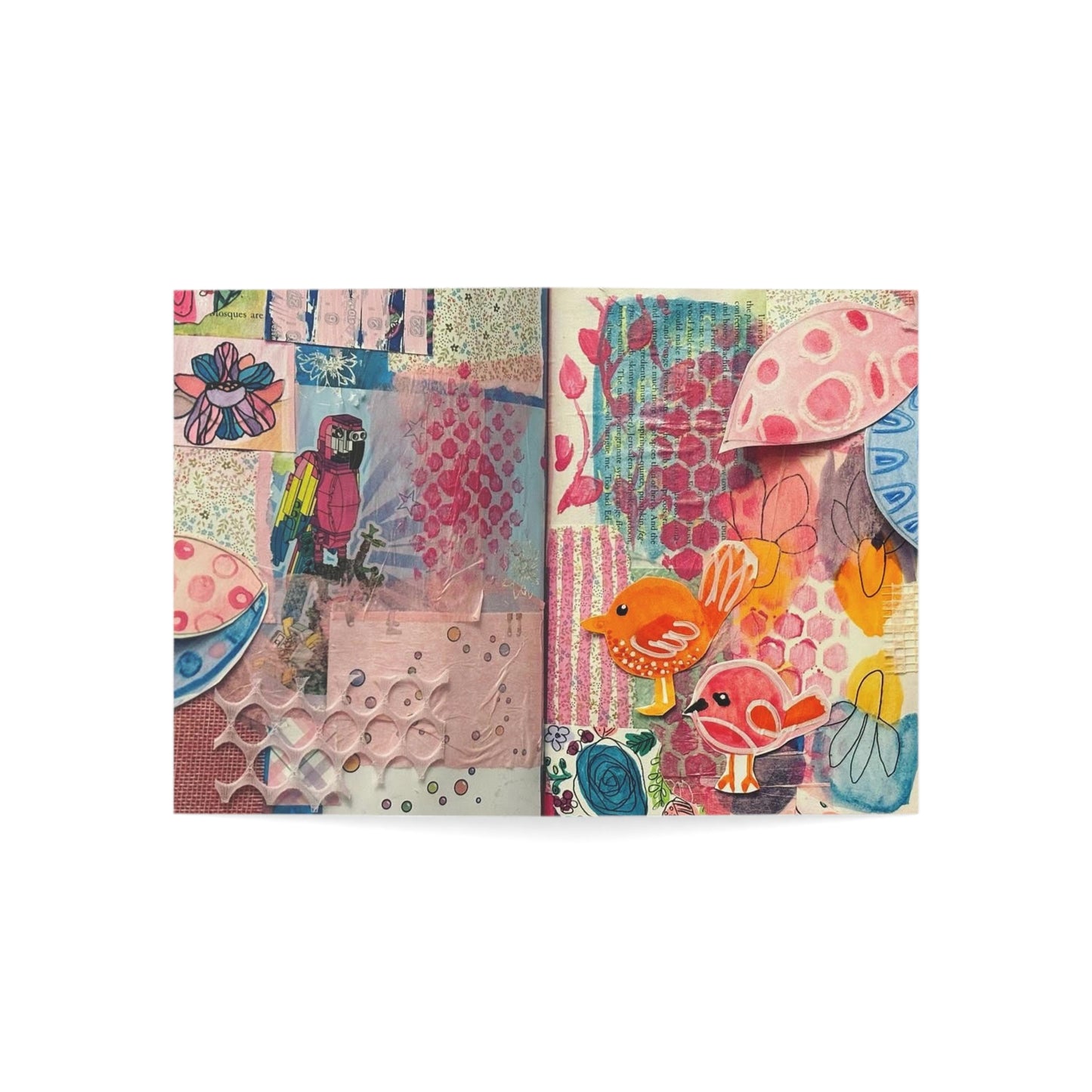 "Delight" Greeting Cards, Colorful Bird Designs, Perfect for Any Occasion, Handmade Art Cards, Unique Stationery