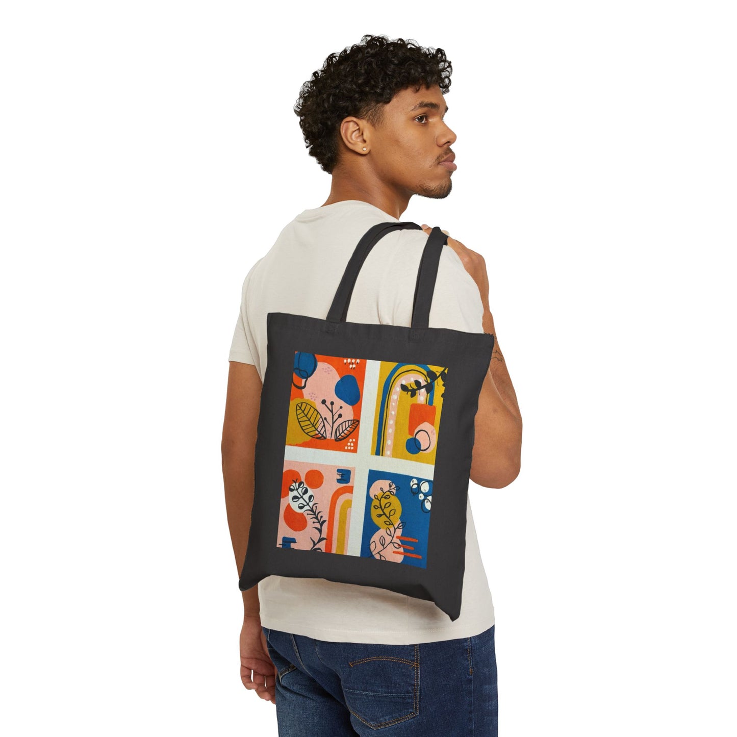 "Agreements" Cotton Canvas Tote Bag | Eco-Friendly Shopping Bag, Reusable Grocery Tote, Summer Essentials