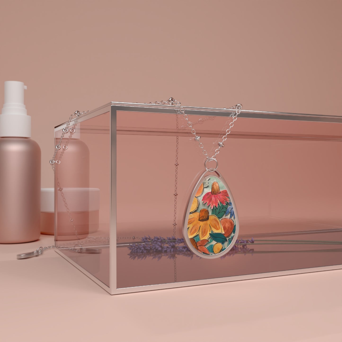 "Kolmi" Necklace for Everyday Elegance, Unique Jewelry Gift, Boho Accessory, Nature-Inspired Pendant, Perfect for Special Occasions