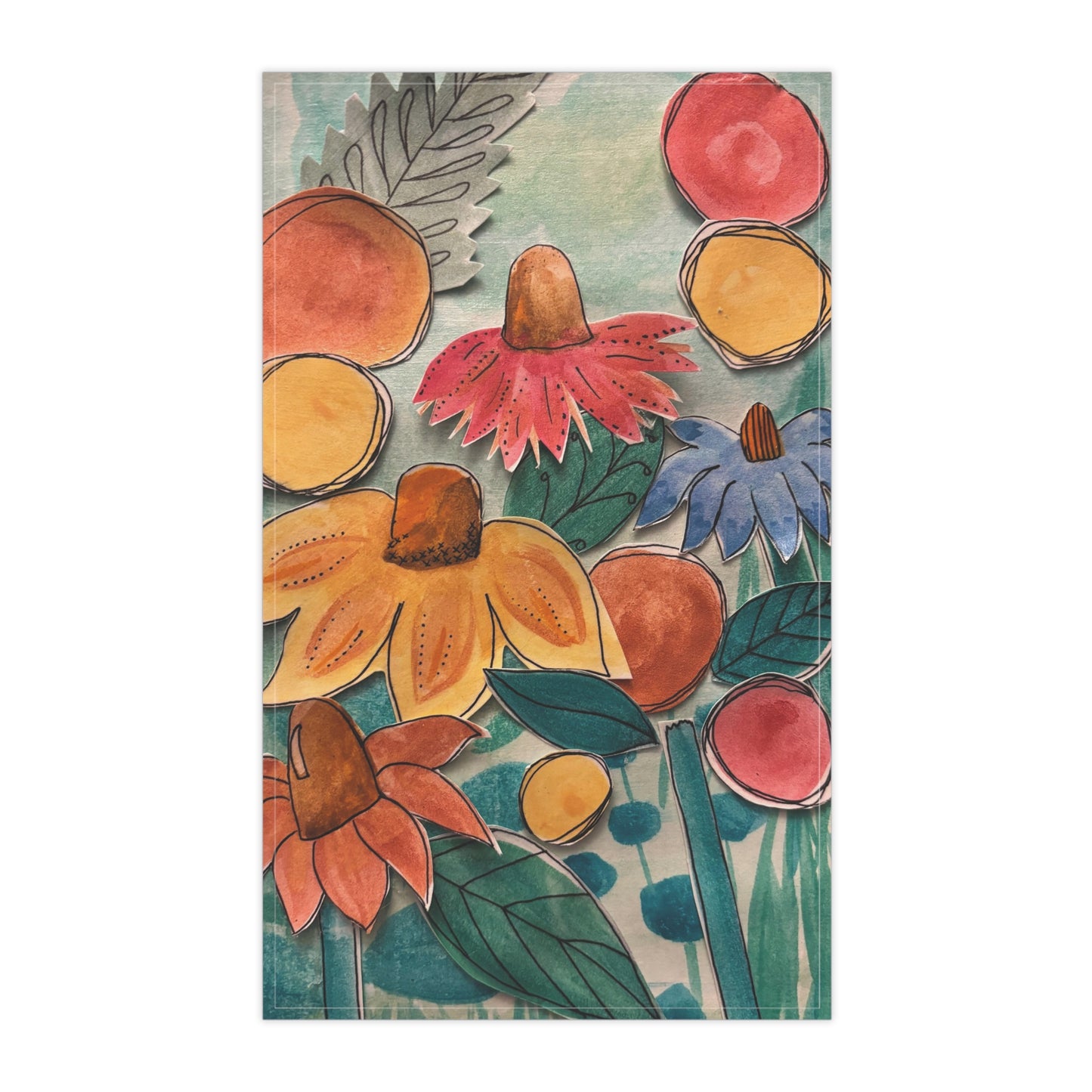 "Aspect" Tea Towels | Vibrant Kitchen Décor, Gift for Home Cooks, Summer Table Setting, DIY Host Gift