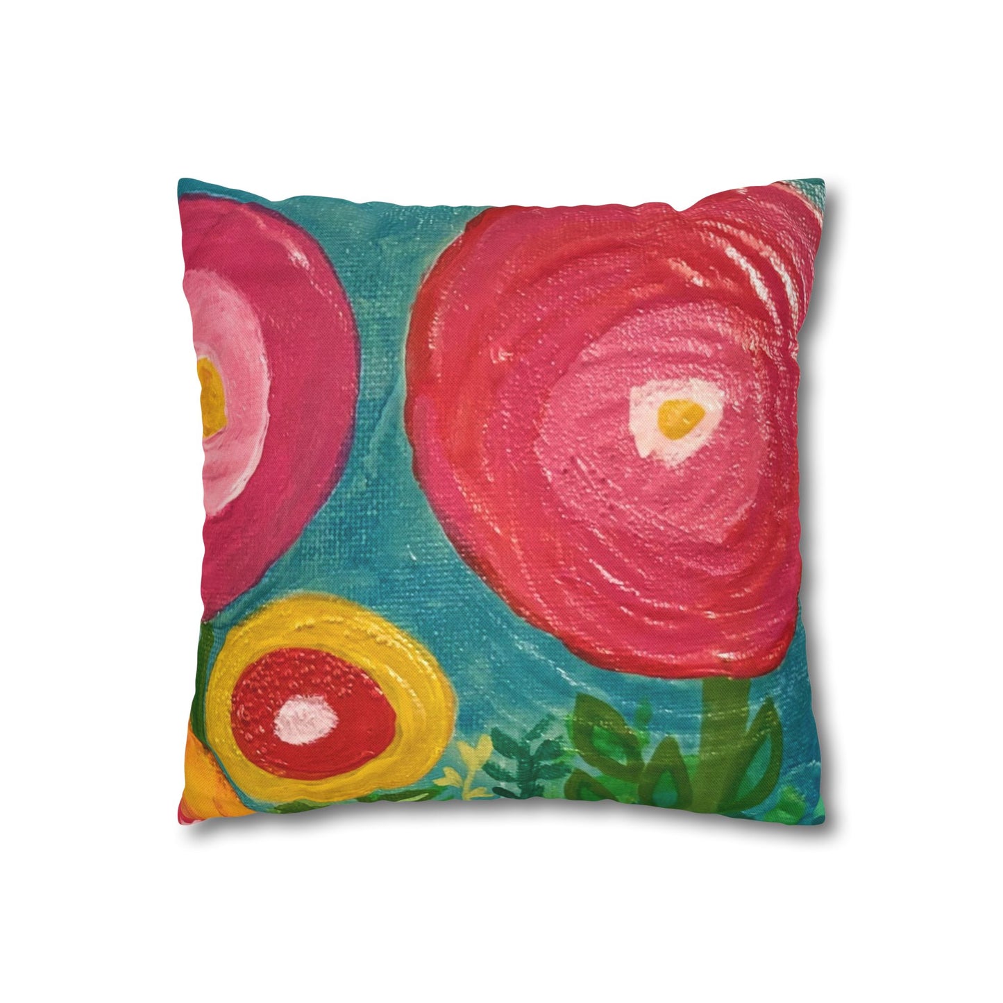 "Ascend" Pillowcase, Decorative Pillow Cover, Cozy Home Decor, Bohemian Style, Gift for Friends, Floral Cushion Cover