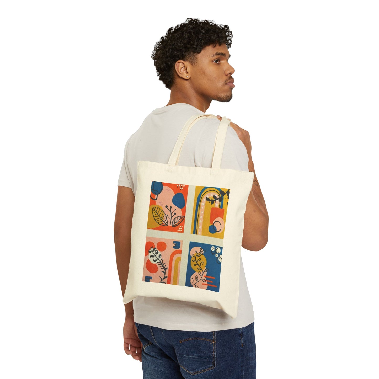 "Agreements" Cotton Canvas Tote Bag | Eco-Friendly Shopping Bag, Reusable Grocery Tote, Summer Essentials