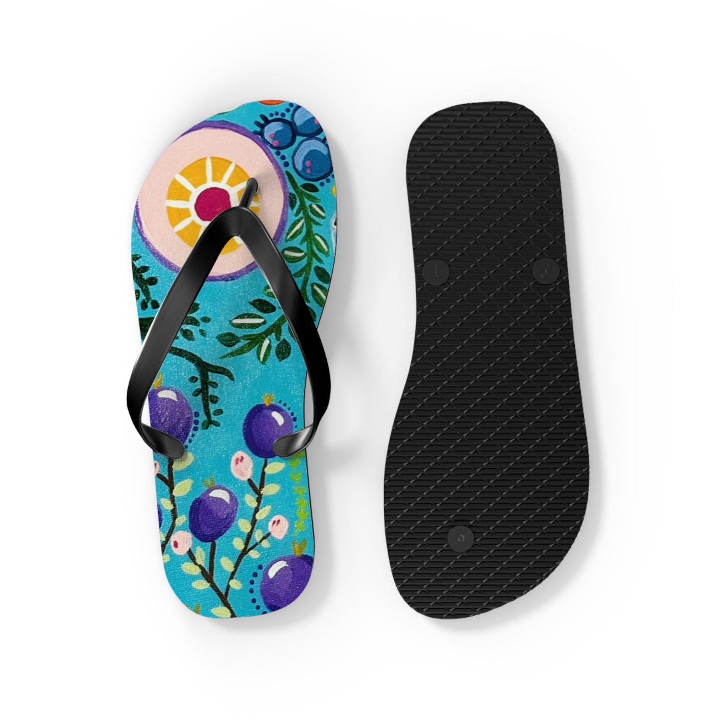 "Verdance" Flip Flops | Summer Sandals, Beachwear, Vacation Footwear, Gift for Her