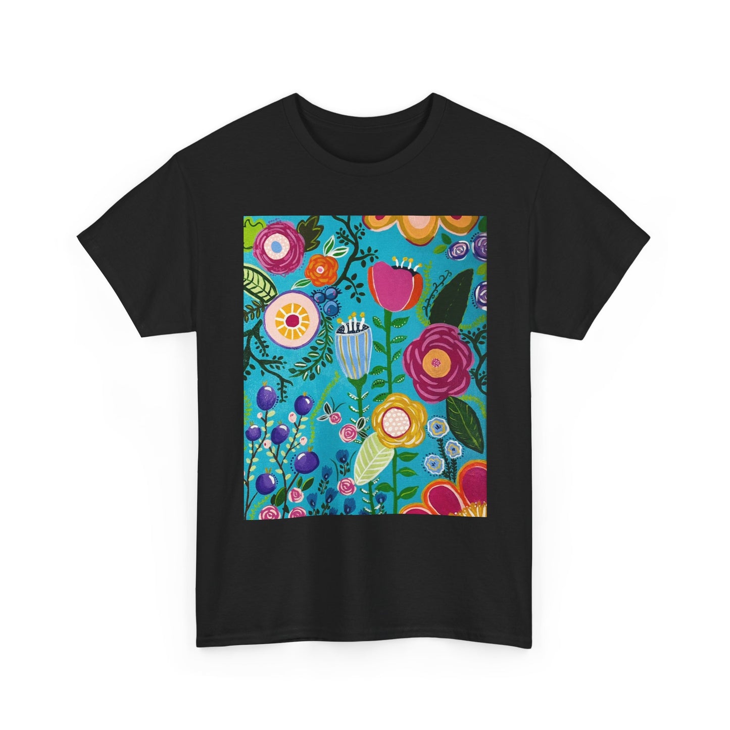 "Verdance" Tee, Unisex T-Shirt, Casual Wear, Summer Outfit, Nature Lover Gift, Floral Art Apparel