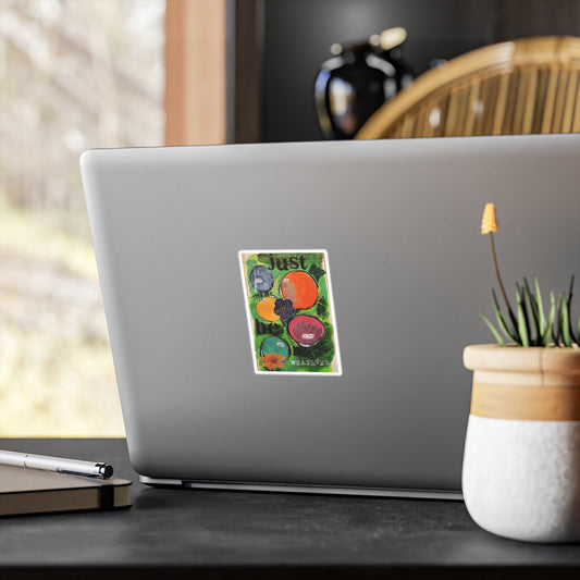 "Just Be" Vinyl Decals - Expressive Stickers for Home Decor, Motivational Wall Art, Gift for Friends, Colorful Wall Stickers