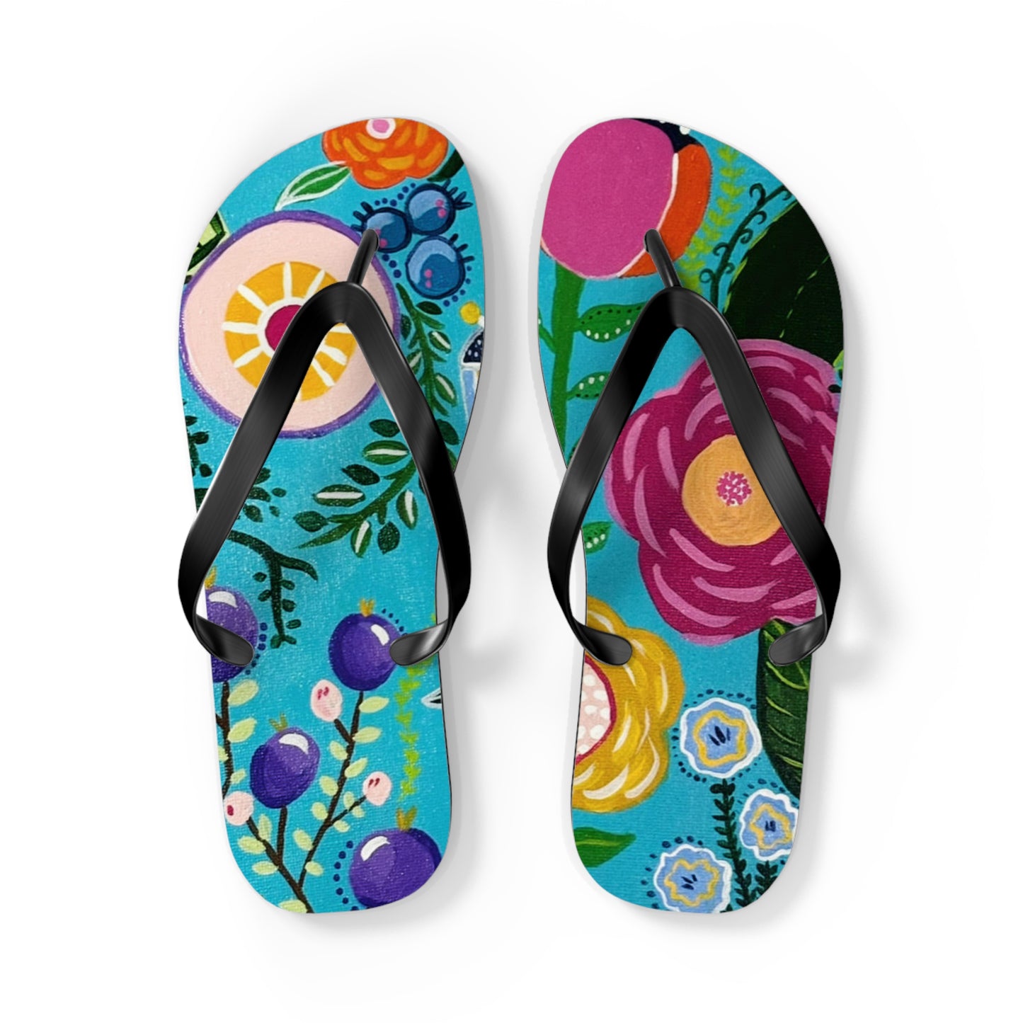 "Verdance" Flip Flops | Summer Sandals, Beachwear, Vacation Footwear, Gift for Her
