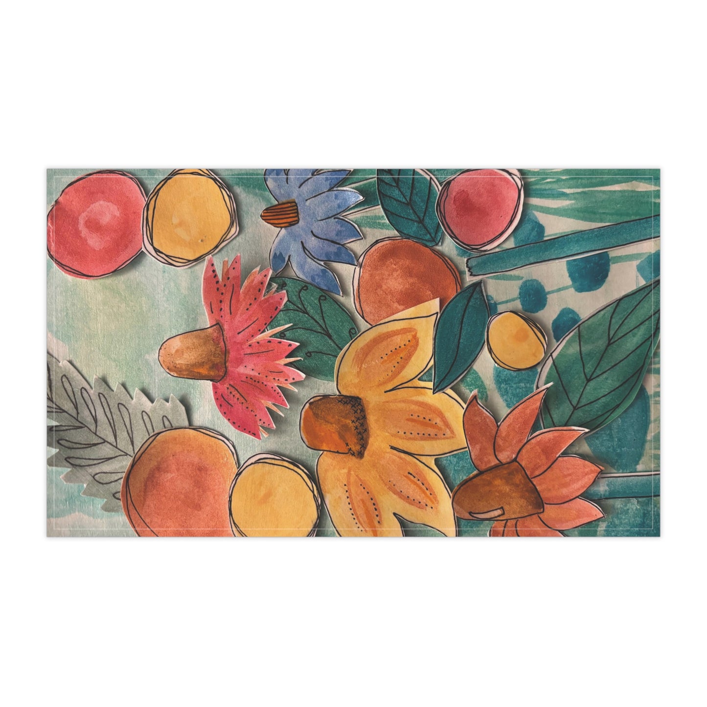 "Aspect" Tea Towels | Vibrant Kitchen Décor, Gift for Home Cooks, Summer Table Setting, DIY Host Gift