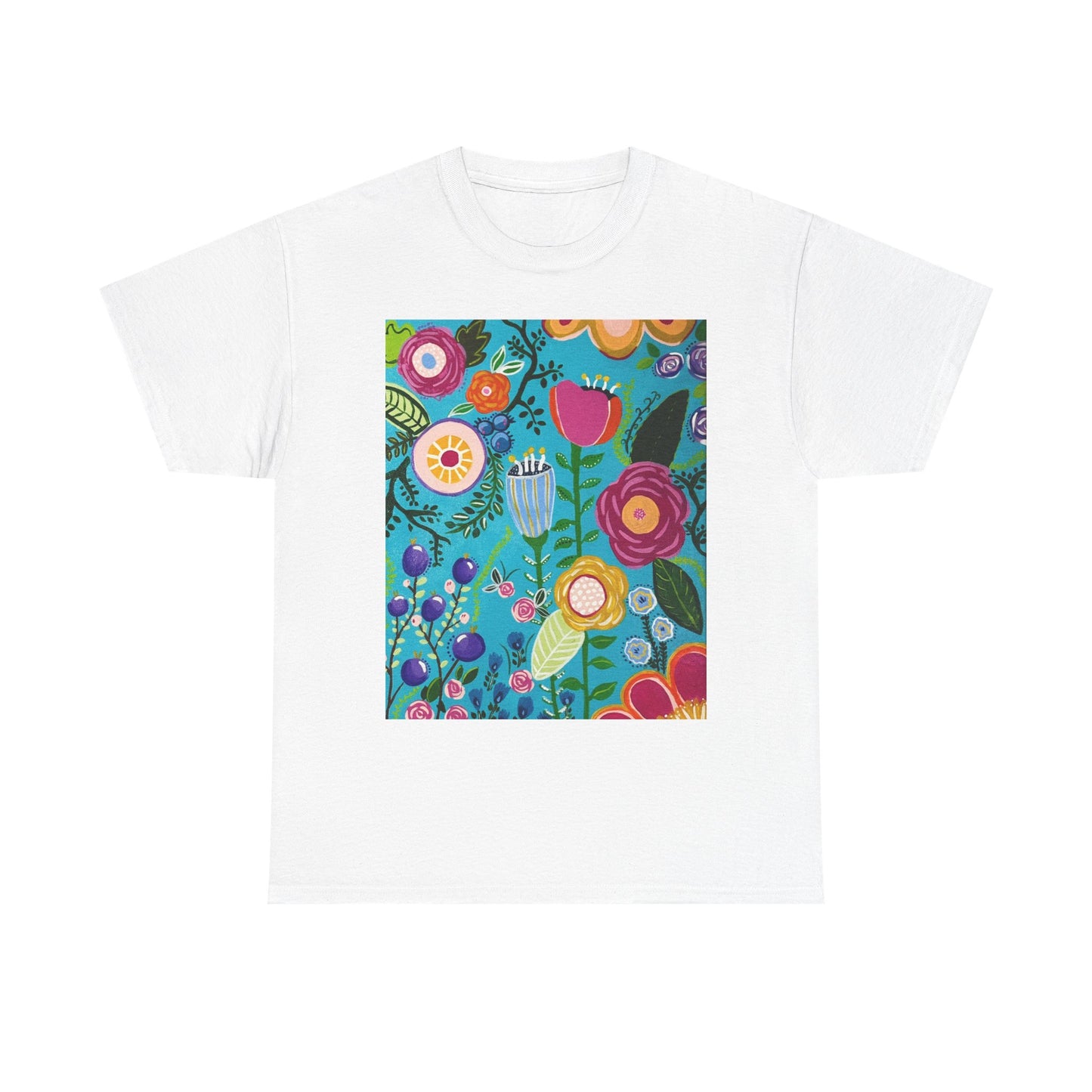 "Verdance" Tee, Unisex T-Shirt, Casual Wear, Summer Outfit, Nature Lover Gift, Floral Art Apparel
