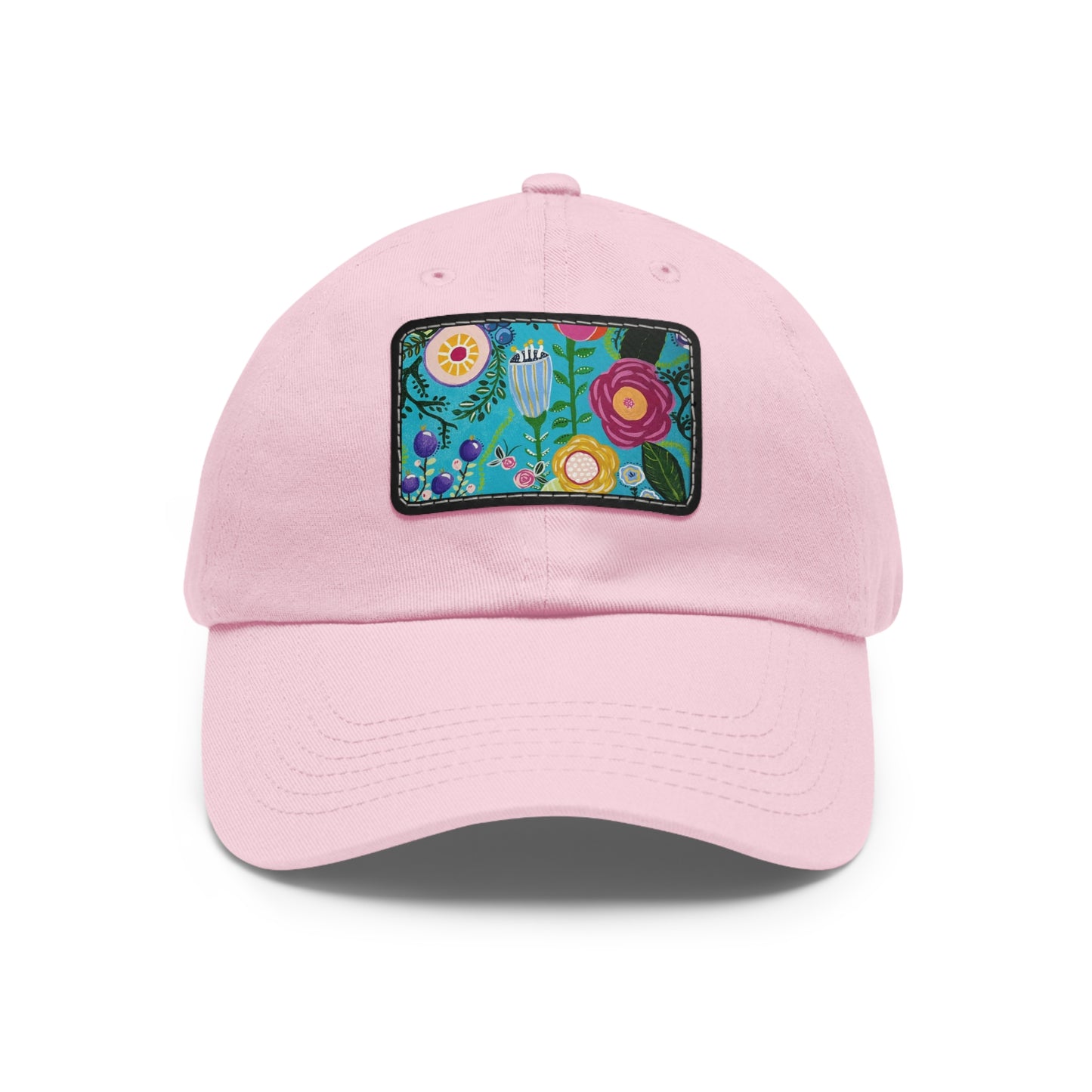 "Verdance" Hat with Leather Patch, Fun Casual Hat, Great Gift for Gardening Lovers, Summer Outings, or Birthdays