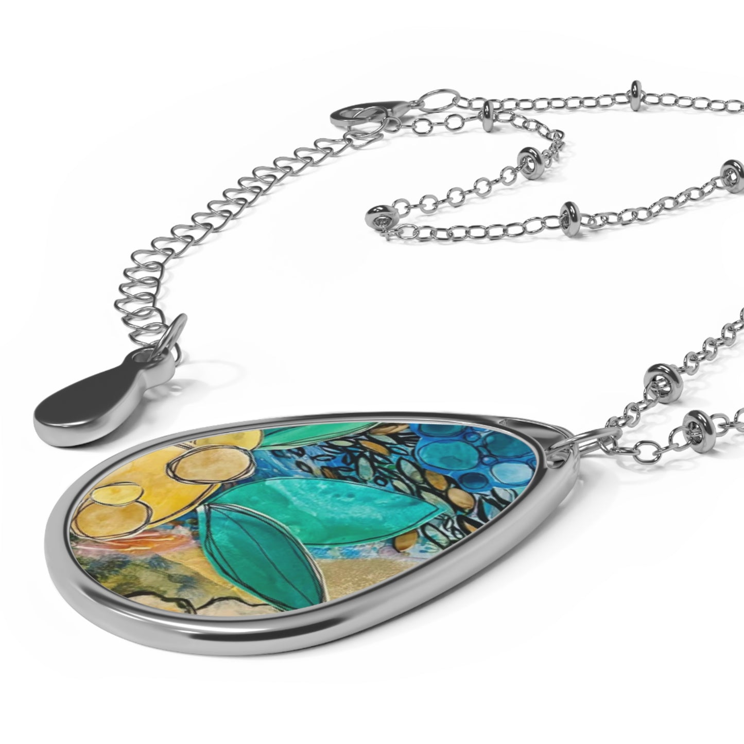 "Hyvää" Necklace for Everyday Elegance, Unique Jewelry Gift, Boho Accessory, Nature-Inspired Pendant, Perfect for Special Occasions