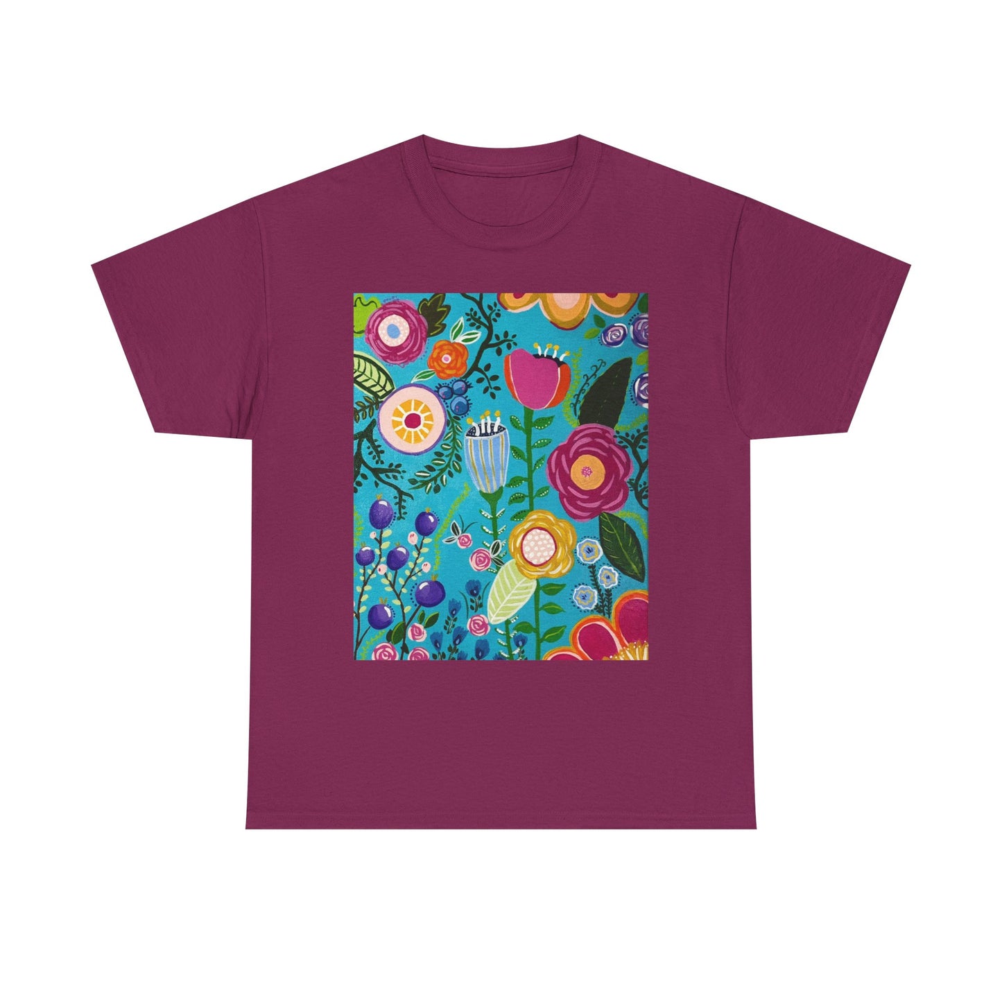 "Verdance" Tee, Unisex T-Shirt, Casual Wear, Summer Outfit, Nature Lover Gift, Floral Art Apparel