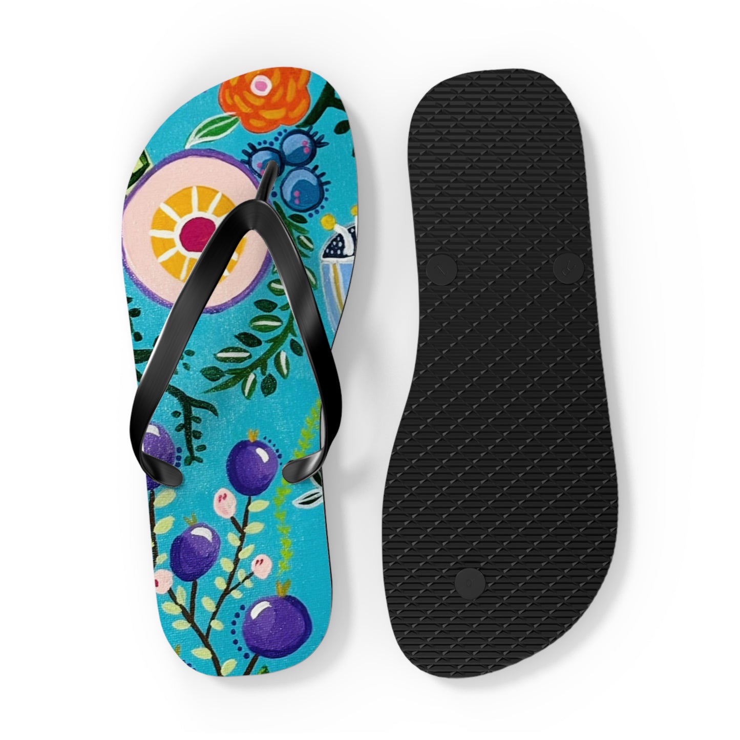 "Verdance" Flip Flops | Summer Sandals, Beachwear, Vacation Footwear, Gift for Her