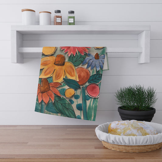 "Aspect" Tea Towels | Vibrant Kitchen Décor, Gift for Home Cooks, Summer Table Setting, DIY Host Gift