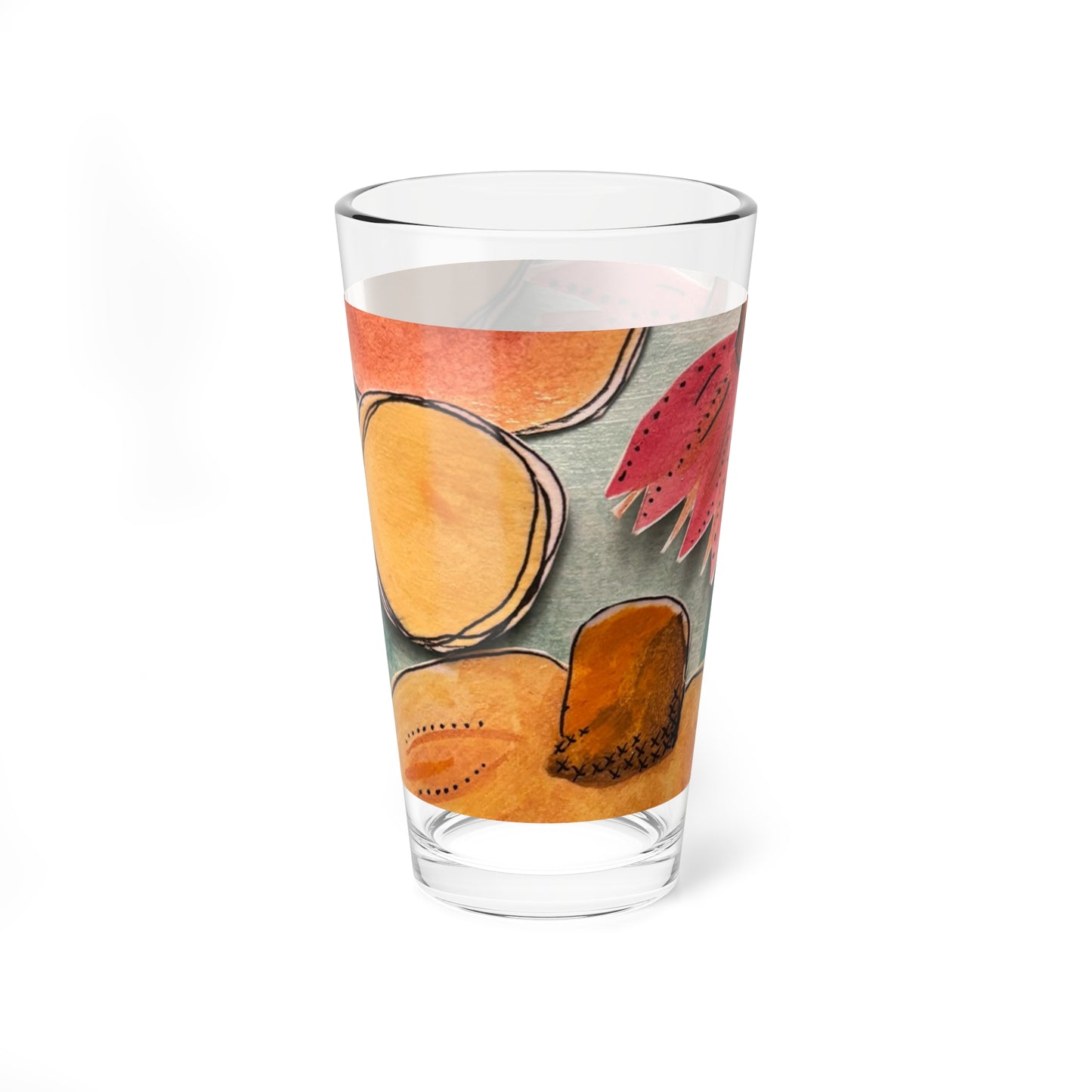"Aspect" Mixing Glass, 16oz | Vibrant Barware, Unique Gift, Kitchen Decor, Home Entertaining, Artisan Drinkware