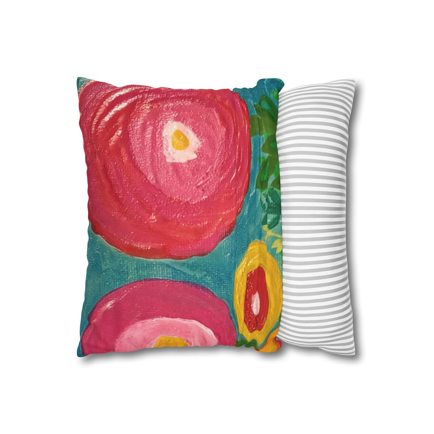 "Ascend" Pillowcase, Decorative Pillow Cover, Cozy Home Decor, Bohemian Style, Gift for Friends, Floral Cushion Cover