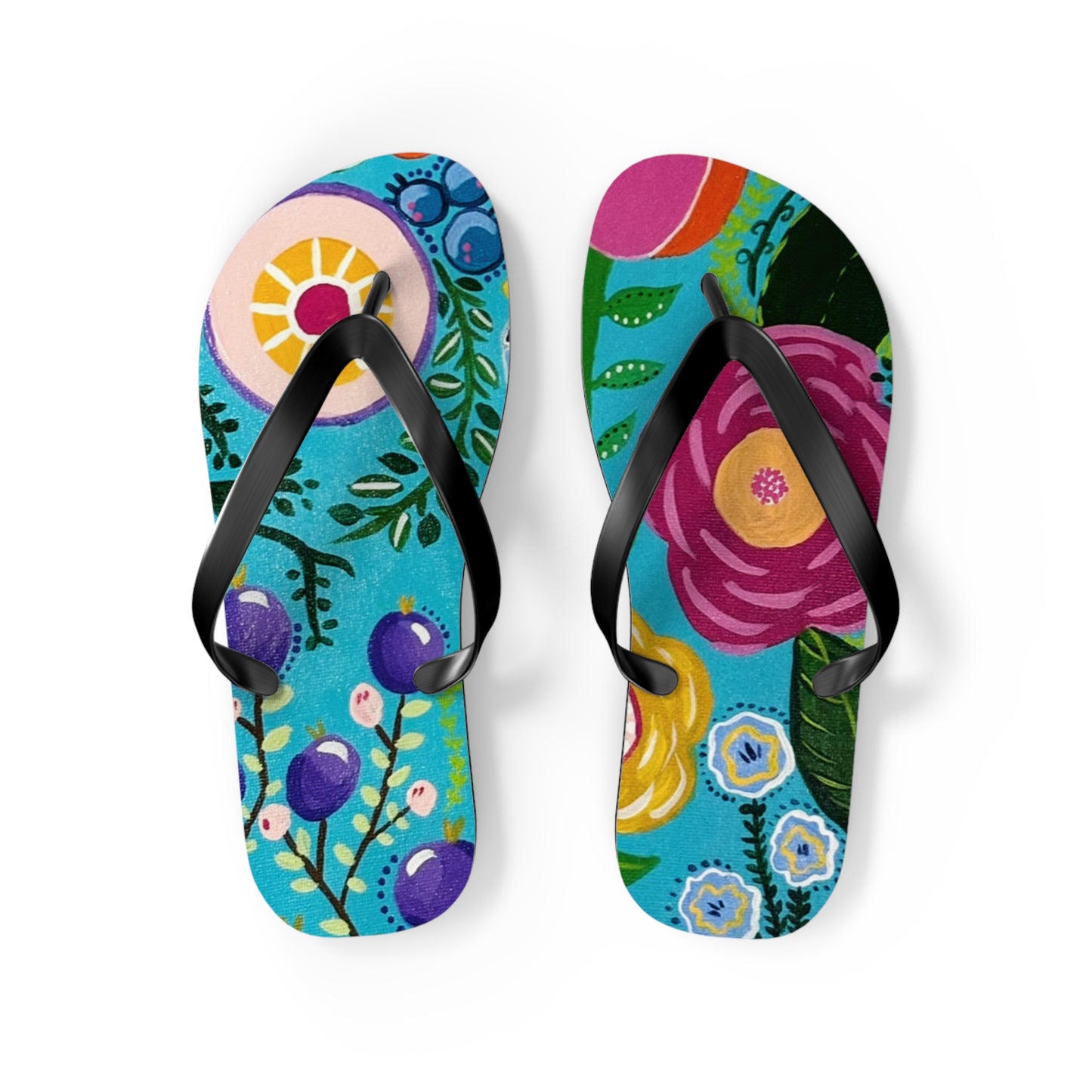"Verdance" Flip Flops | Summer Sandals, Beachwear, Vacation Footwear, Gift for Her