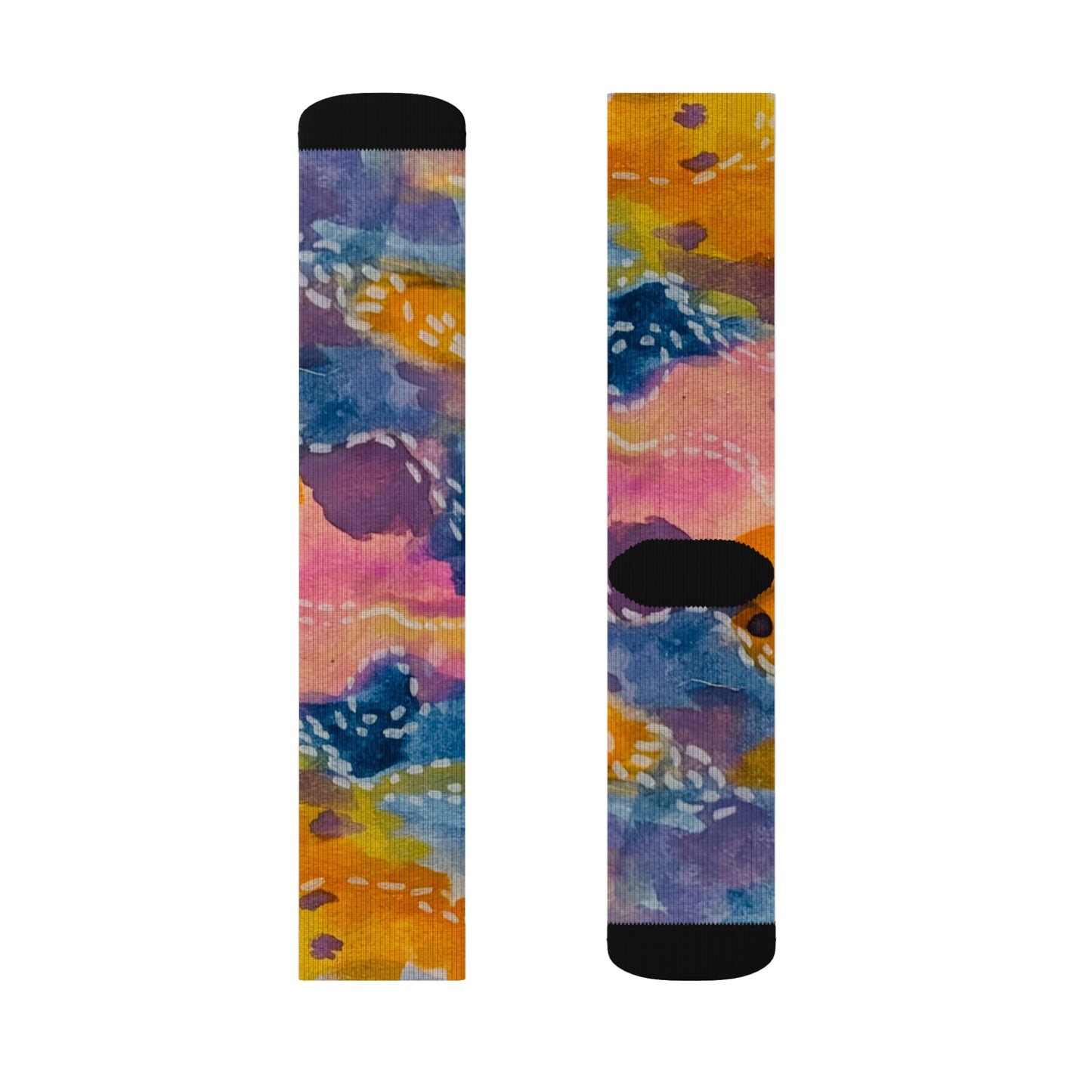 "Reality" Socks - Unique Colorful Socks, Gift for Art Lovers, Funky Fashion Socks, Trendy Sock Accessories, Fun Everyday Wear
