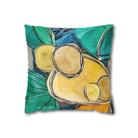 "Assumption" Pillowcase, Decorative Pillow Cover, Cozy Home Decor, Bohemian Style, Gift for Friends, Floral Cushion Cover