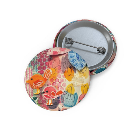 Birds Button Unique Gifts for Friends, Party Favors, Craft Accessories