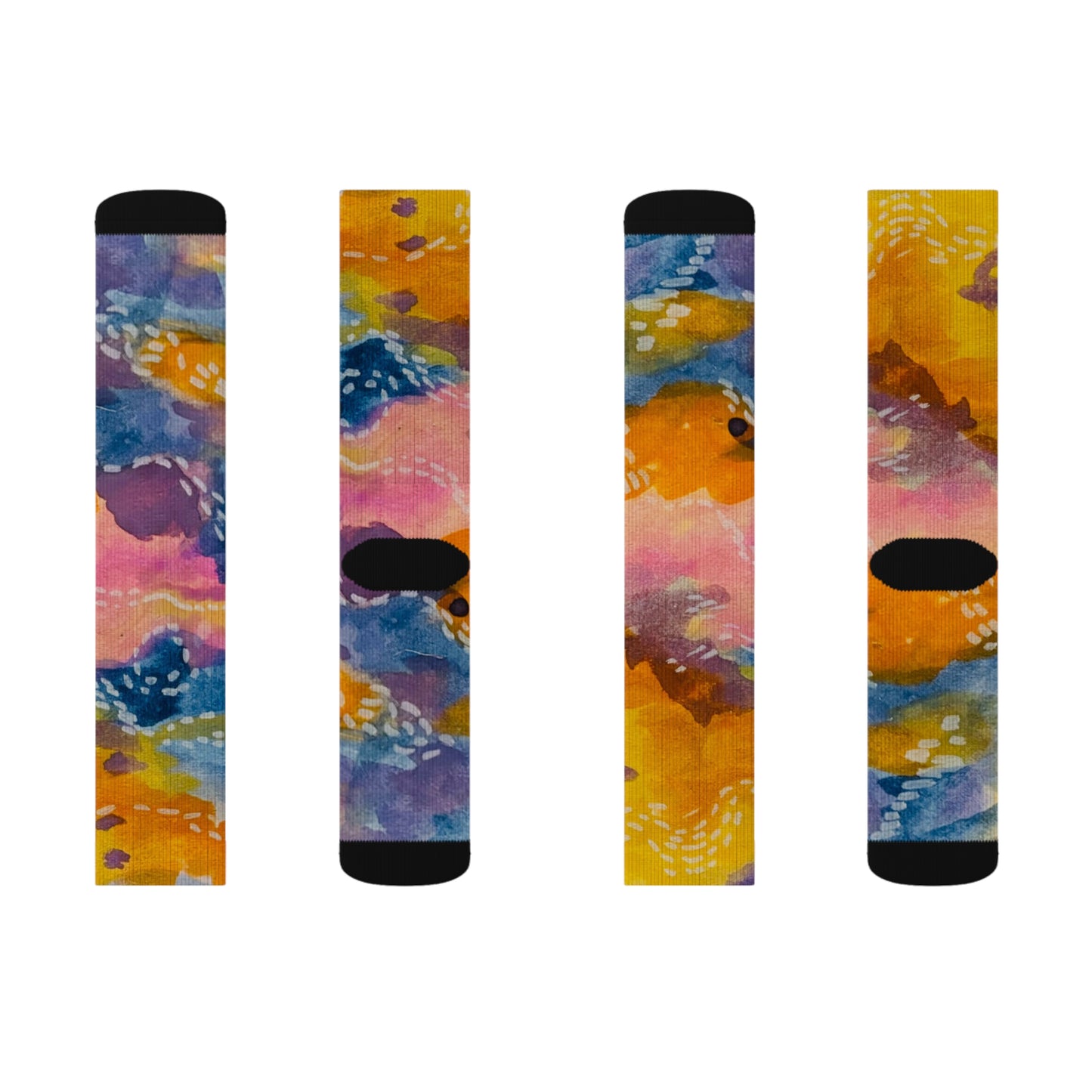 "Reality" Socks - Unique Colorful Socks, Gift for Art Lovers, Funky Fashion Socks, Trendy Sock Accessories, Fun Everyday Wear