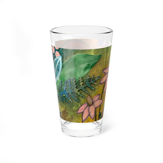 "Assumption" Mixing Glass, 16oz | Vibrant Barware, Unique Gift, Kitchen Decor, Home Entertaining, Artisan Drinkware
