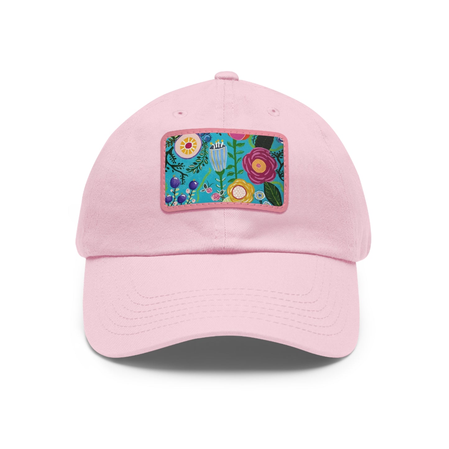 "Verdance" Hat with Leather Patch, Fun Casual Hat, Great Gift for Gardening Lovers, Summer Outings, or Birthdays