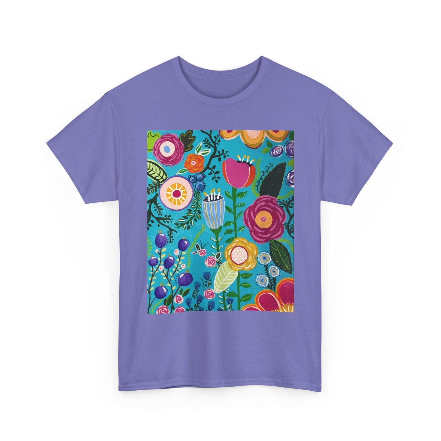 "Verdance" Tee, Unisex T-Shirt, Casual Wear, Summer Outfit, Nature Lover Gift, Floral Art Apparel