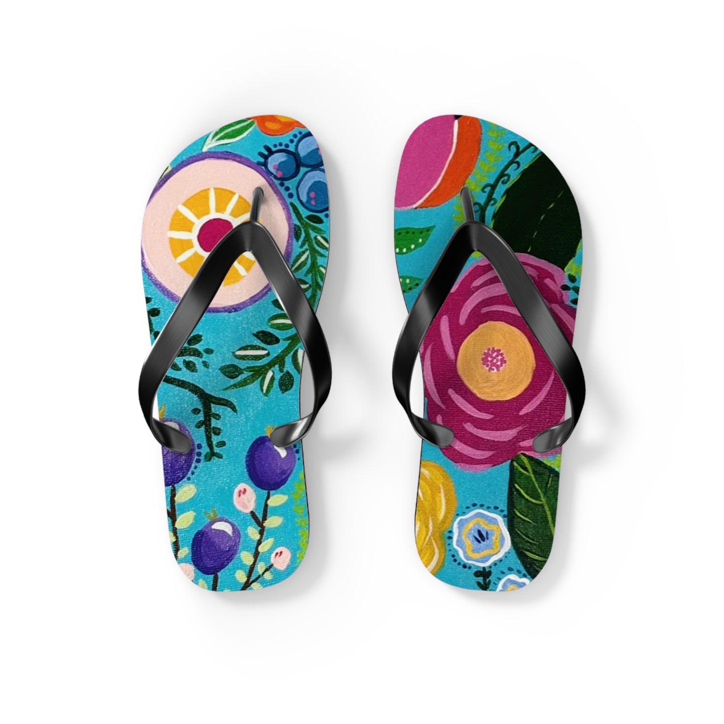 "Verdance" Flip Flops | Summer Sandals, Beachwear, Vacation Footwear, Gift for Her