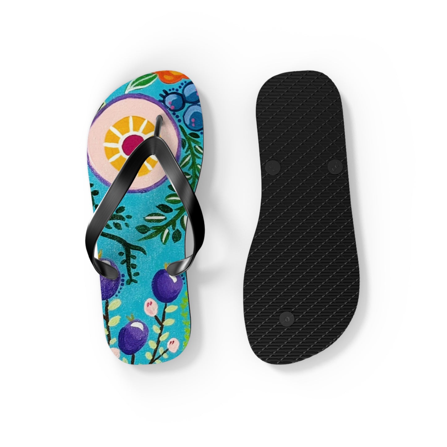 "Verdance" Flip Flops | Summer Sandals, Beachwear, Vacation Footwear, Gift for Her