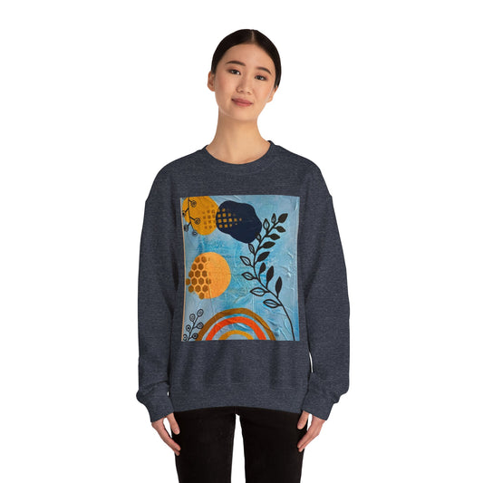 "Jubilee" Crewneck Sweatshirt, Unisex Sweatshirt, Cozy Fall Sweater, Graphic Crew, Plant Lover Gift, Art Sweatshirt, Everyday Comfort